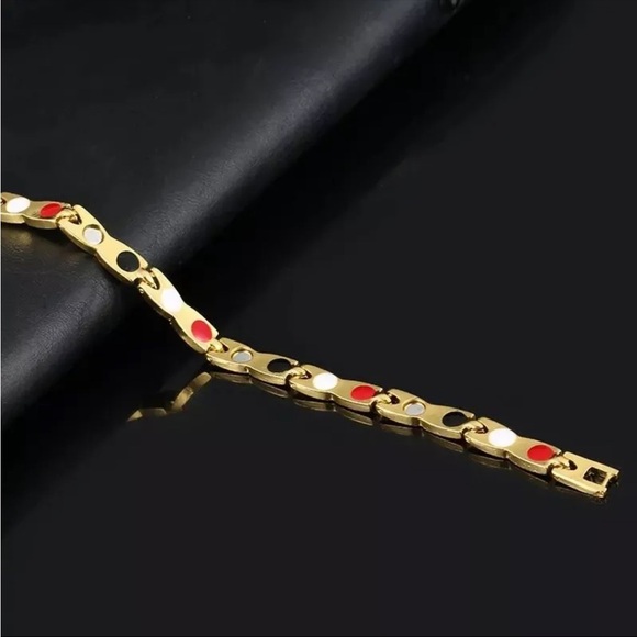 Magnetic Health Bracelet Carpal Tunnel Arthritis Bio Therapy Chronic Pain Relief - Picture 8 of 8